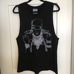 Beyoncé Formation Tour Middle Finger Tank Top